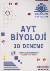 AYT Biyoloji 30 Deneme Çöz Kazan Yayınları