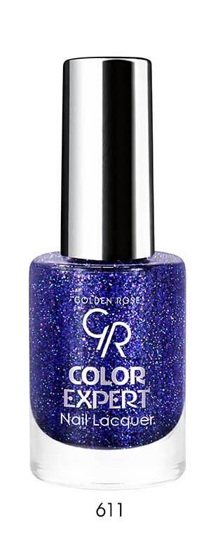 Golden Rose Color Expert Nail Lacquer Glitter No:611