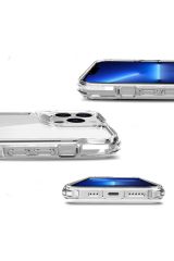 iPhone 15 Kılıf Kamera Çıkıntılı Şeffaf Darbe Emici Sert Silikon Kapak T-Max