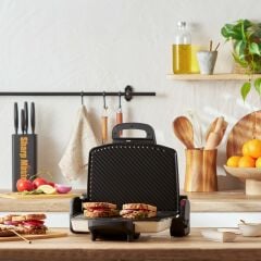 Homend Toastbuster 1337H 4 Ekmekli Tost Makinesi Krem