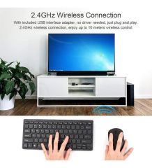 Klavye Mouse Seti 2.4G Wireless 78 Tuşlu Klavye Taşınabilir