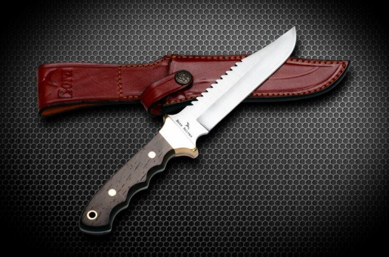 BORA KNIVES M-302W TIGER SAWED AV BIÇAĞI