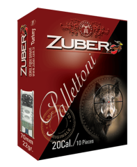 ZUBER 20 CAL. PALLETTONİ 9,LU ŞEVROTİN