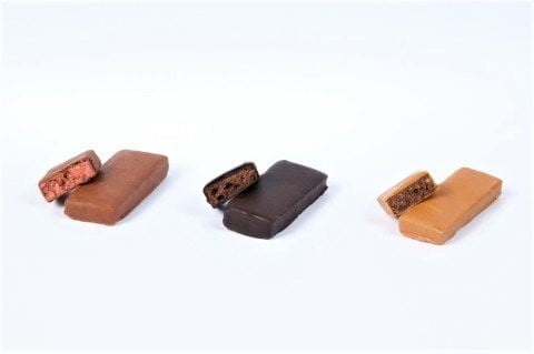 18 adet CHOCOLATE BAR  (3 çeşit * 6 şar adet Çikolatalı Bar ) -  (45 gr * 18 = 810 gr)