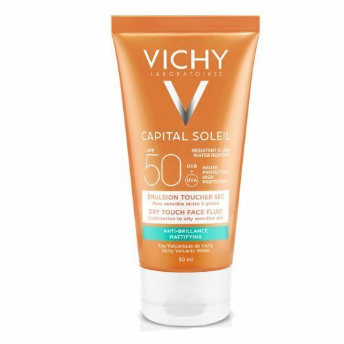 Vichy Capital Soleil Spf50 Mattifying Face Fluid Emulsion Dry Touch 50ml