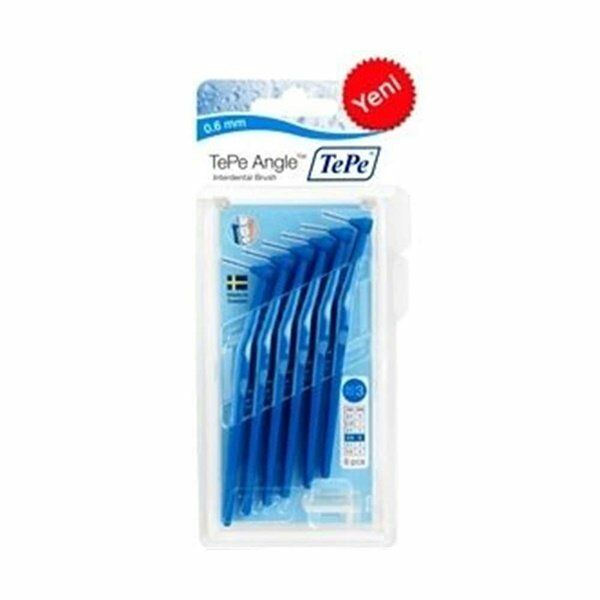 Tepe Angle Arayüz Diş Fırçası 0.6 mm Mavi 6 lı