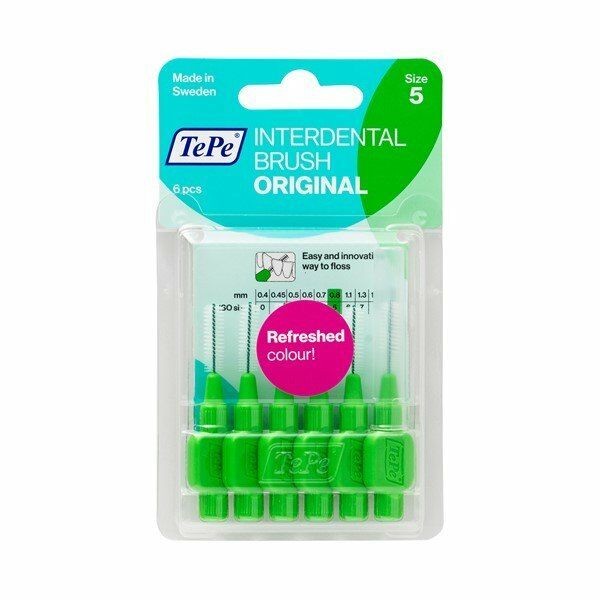 Tepe Interdantal Brush Diş Arası Fırçası 0.8 mm Yeşil Blister 6 lı