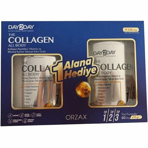 Day2day The Collagen All Body Toz 300 gr - 1 Alana 1 Bedava