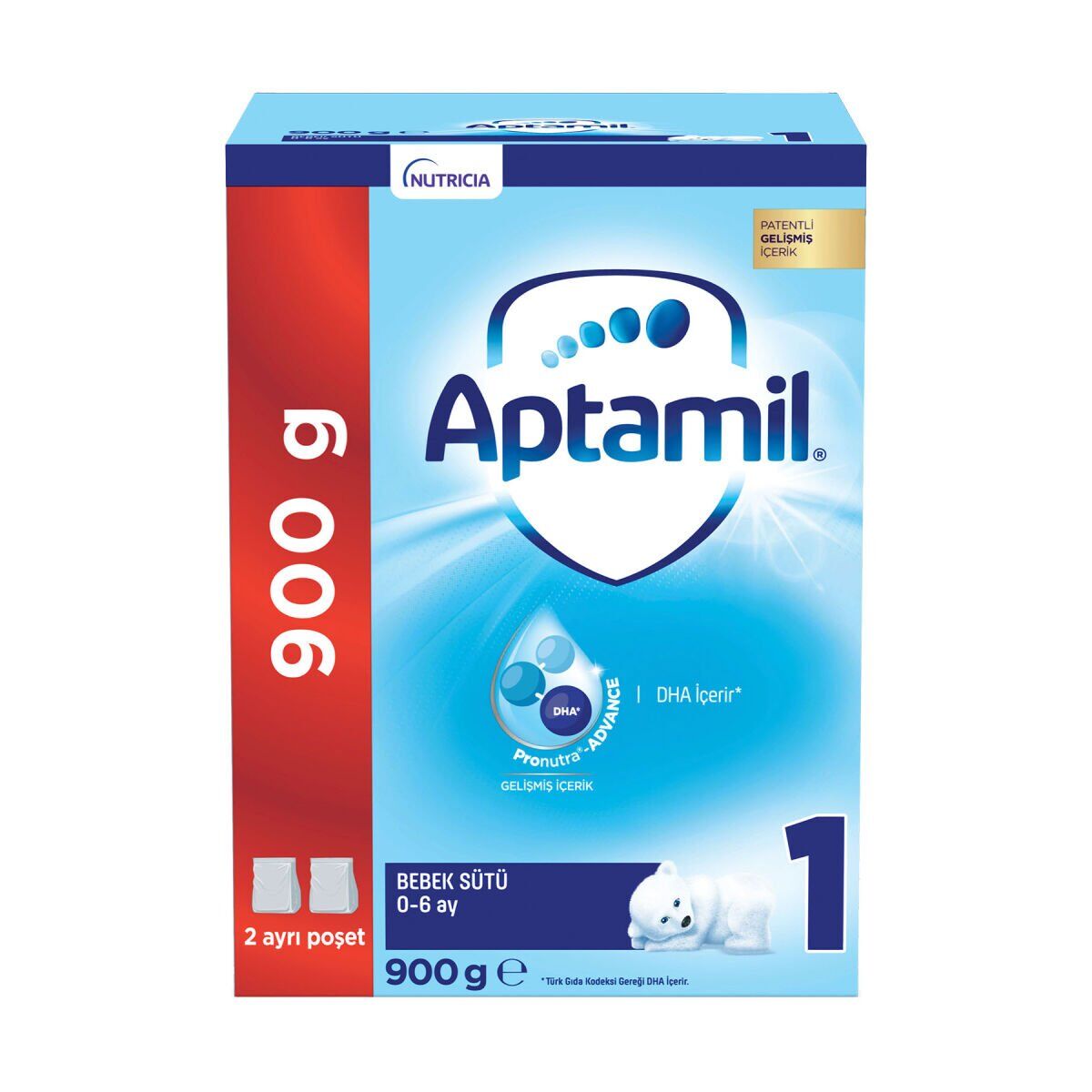 Aptamil 1 Devam Sütü 0-6 Ay 900 g