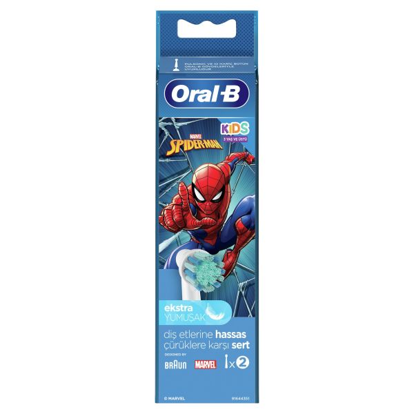 Oral B Yedek Başlık Spiderman 2'li