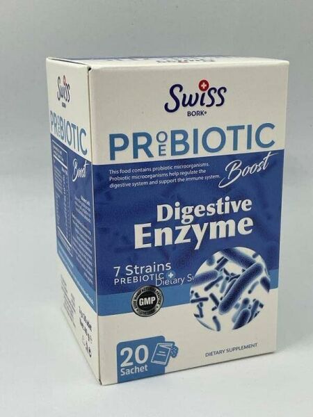 Swiss Bork Digestive Enzyme Boost 20 Şase