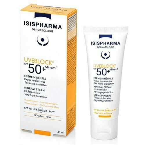 Isis Pharma Uveblock SPF50+ Mineral Cream 40 ml