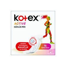 Kotex Active Günlük Ped 16'lı Ultra İnce