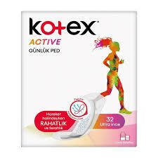 Kotex Active Günlük Ped 32'li Ultra İnce