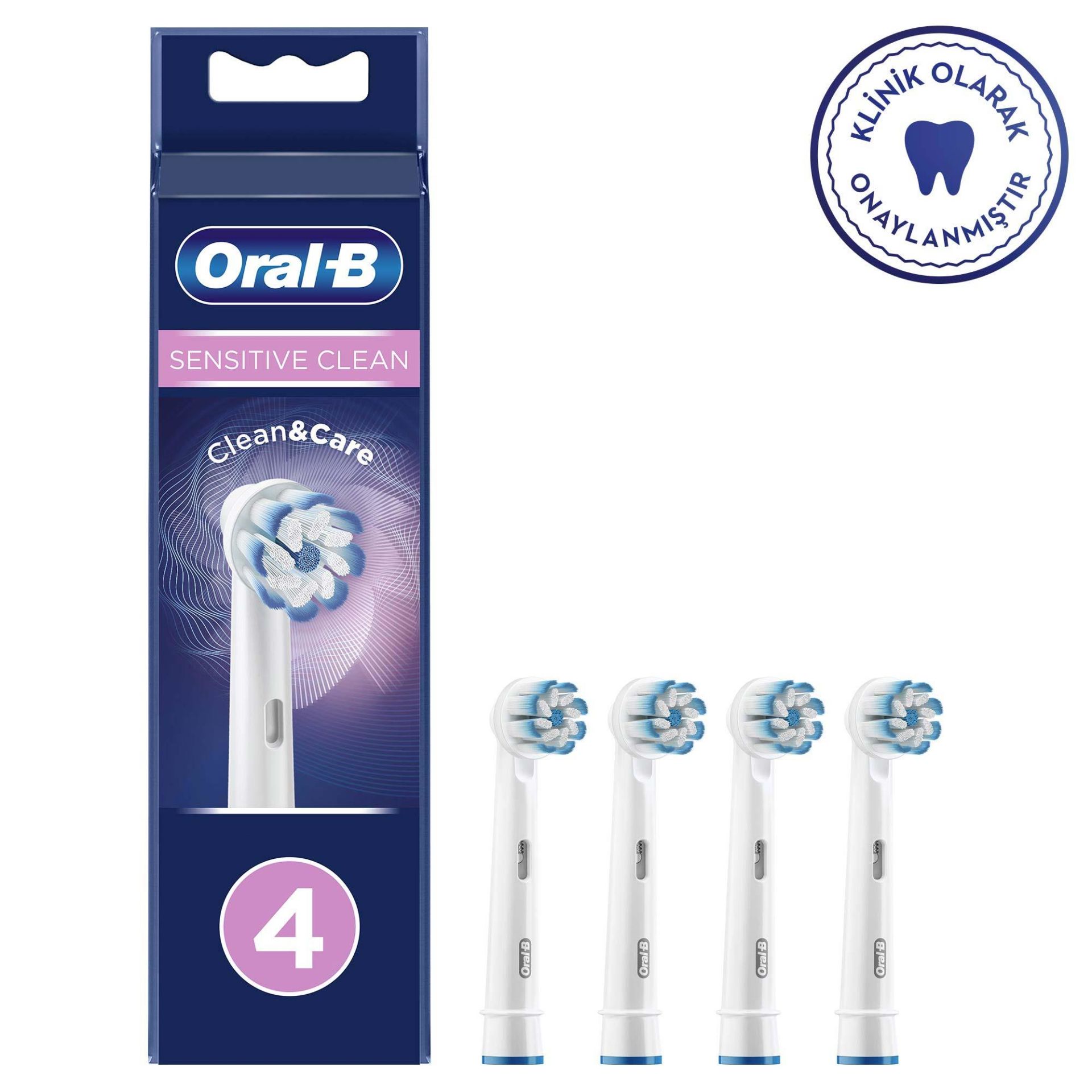 Oral-B Sensitive Clean 4'lü Diş Fırçası Yedek Başlığ