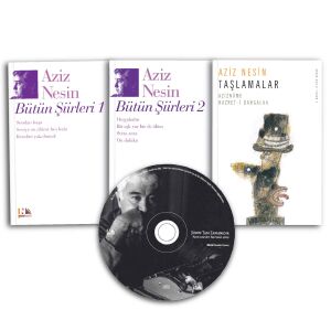 Aziz Nesin'den Şiirler - 3 Kitap 1 CD