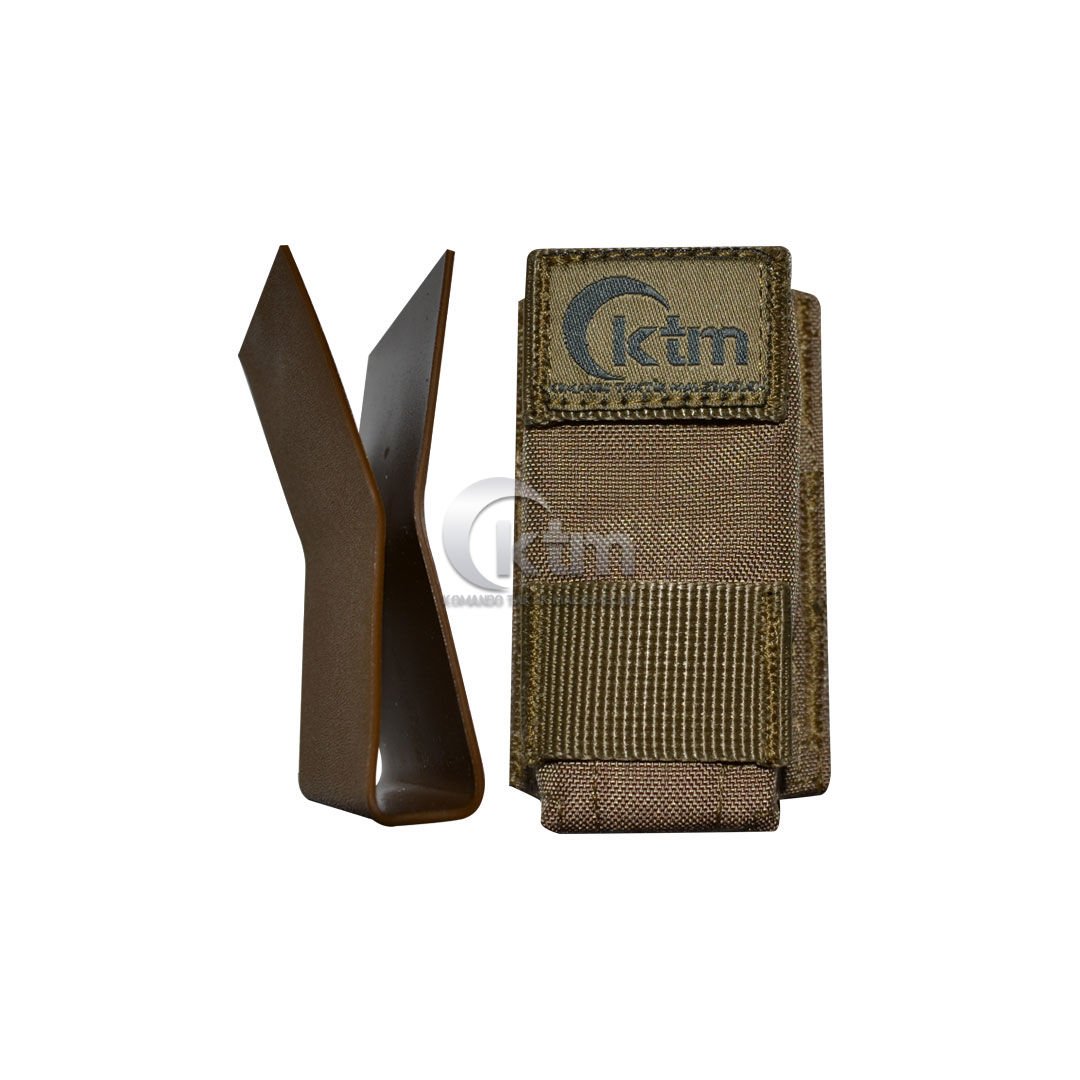 Kydex Tekli Şarjör Cebi 9 mm. Coyote