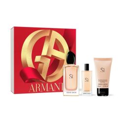 Giorgio Armani Si Edp 100 Ml + Edp 15 Ml + Body Lotion 50 Ml