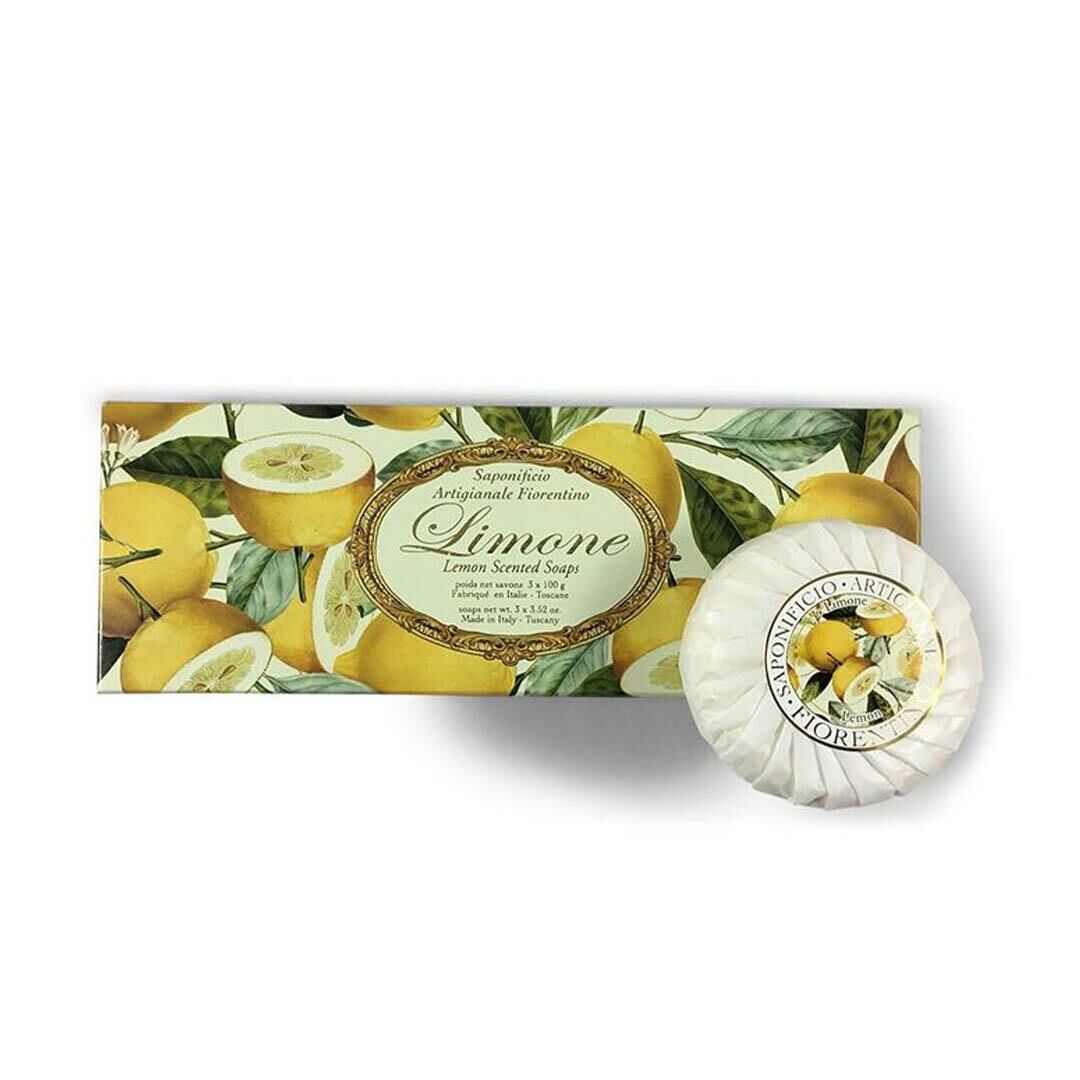 Saponificio Artigianale Fiorentino Sabun 3*100 Gr - Lemon