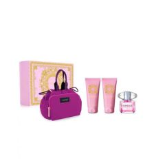 Versace Bright Crystal Edt 90 Ml + Body Lotion 100 Ml + Shower Gel 100 Ml + Çanta