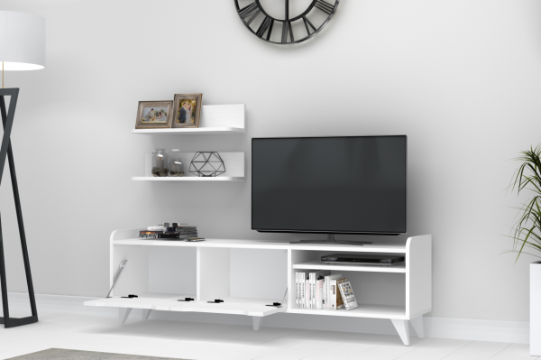 Dmodül Doruk Tv Ünitesi 160 cm Beyaz