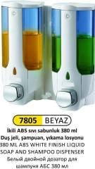 SIVI SABUN ŞAMPUAN VERİCİ ABS BEYAZ 2 Lİ 380 ML