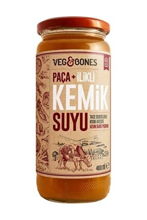 Veg&Bones Paça İlikli Kemik Suyu 500 ml