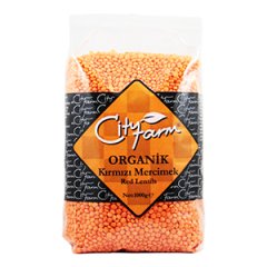 City Farm Organik Kırmızı Mercimek 1 kg