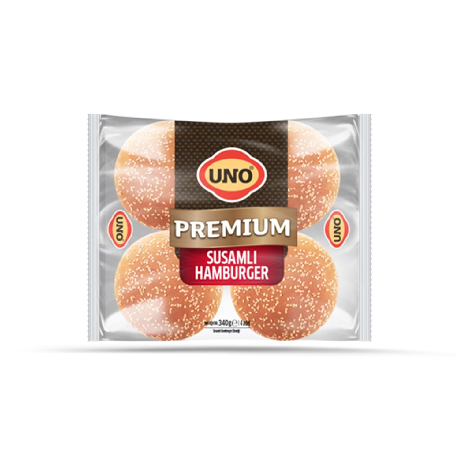 Uno Susamlı Hamburger Ekmek 340 gr