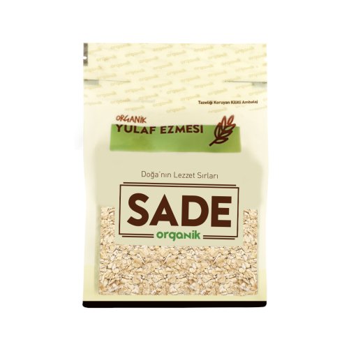 Sade Organik Yulaf Ezmesi 500 gr