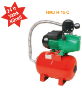 TROY HMJ H 15C  Yatay 24 LT Tank Jet Pompalı Paket Hidrofor  1 Hp, 50 Mss , 3 m3/h