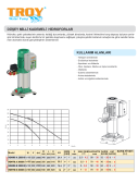 TROY HDHM6 B 2000/8  Çift Pompalı Dikey Kademeli Hidrofor  1,5 Hp , 72 Mss , 8,4 m3/h