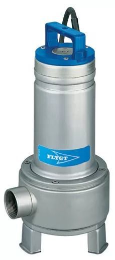 FLYGT DX 50-11 Komple Paslanmaz, Kapalı Çarklı, Evsel Dalgıç Foseptik Pompası (1,1 kw - Trifaze)