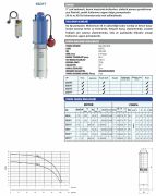 SUMAK 5SDF7  Kademeli 5'' Akuple Keson Kuyu Dalgıç Pompa (1.5 HP - Monofaze)