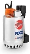 PEDROLLO RXm 2 GM Paslanmaz Dalgıç Drenaj Pompası,  0.50 Hp , 10 Mss , 13,2 m3/h , 10mm partikül çapı , 5mt kablo