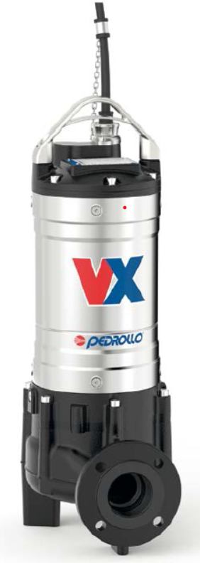 PEDROLLO VX 40/40  Foseptik Drenaj Pompası,  4 HP , 23 Mss , 45 m3/h , 40mm partikül çapı , 10mt kablo