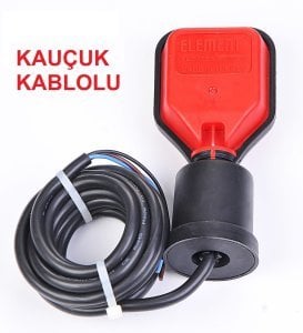 ELEMENT 15 Metre Kauçuk Kablolu Temiz Su Seviye Flatörü (Pompa Şamandırası)