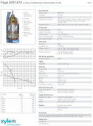 FLYGT BS 2201.011 HT (259) Gövde Soğutmalı Aşındırıcı ve Korozif Sıvı Dalgıç Pompa, Endüstriyel Drenaj ve Transfer Pompası
