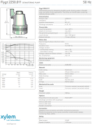 FLYGT BS 2250.011 MT (431) Aluminyum Gövde Soğutmalı Aşındırıcı ve Korozif Sıvı Dalgıç Pompa, Endüstriyel Drenaj ve Transfer Pompası