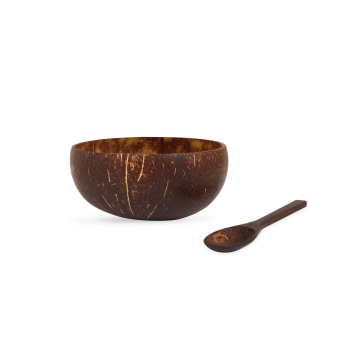 Original Coconut Bowl & Kaşık & Çatal