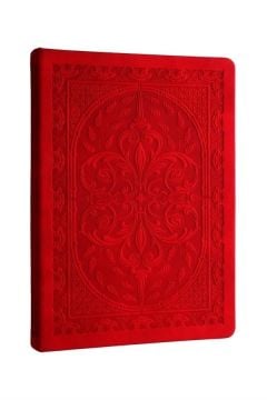 Victoria's Journals Old Book Defter 14*20 cm 320 Sayfa Çizgili Kırmızı