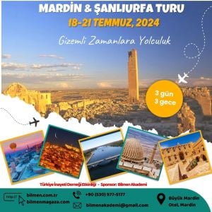 18-21 Temmuz, Şanlıurfa-Mardin Gezisi (Büyük Mardin Oteli Konaklama/Tek Kişilik Oda/Günlük)