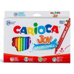 Carioca Joy Yıkanabilir Keçeli Boya Kalemi 24 Renk - 40532