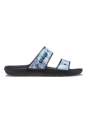 Crocs Classic Tie Dye Graphic Sandal Siyah Terlik 207283-988