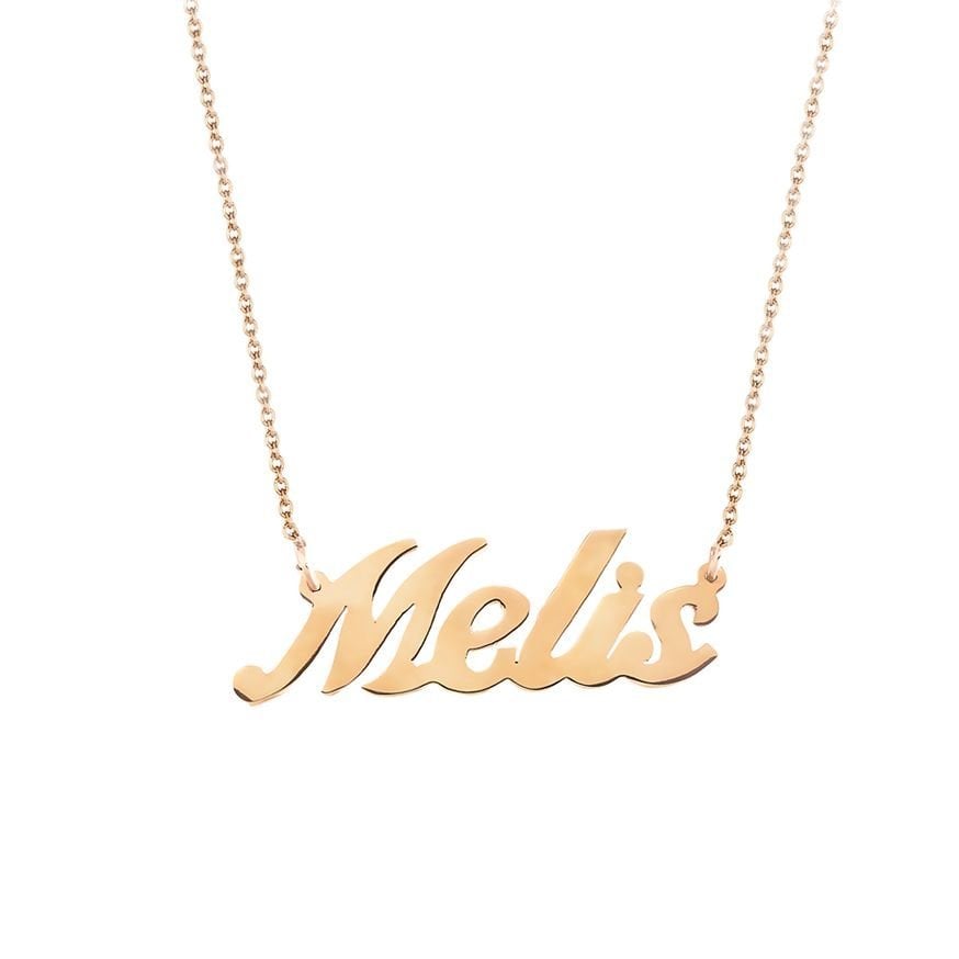 Gümüş İsimli Kolye Gold