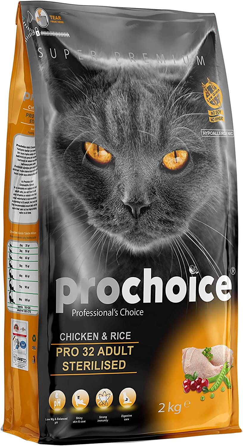 Pro Choice Pro 32 Sterilised Tavuklu Kedi Kuru Maması 2 Kg