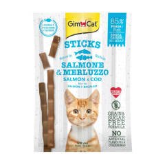Gimcat Sticks Somonlu Ve Alabalıklı Kedi Ödülü 20 gr