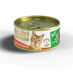 Nutri Feline Hindili Tavşanlı Tahılsız Konserve Kedi Maması 85gr