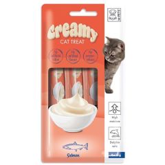 M-Pets Somon Balıklı Sıvı Kedi Ödülü 4x15gr