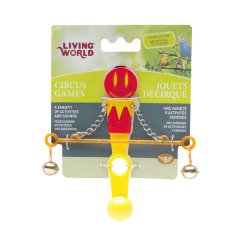 Living World Kuş Oyuncağı Denge Çubuğu - Kırmızısarı